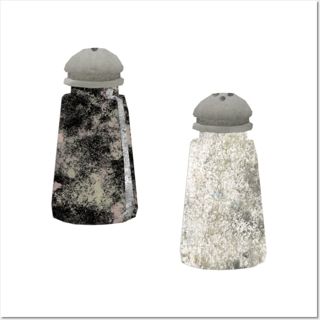 Salt & Pepper Shakers Wall Art by Babban Gaelg